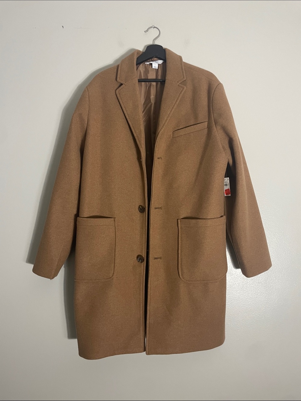 Old Navy Women’s Pea Coat in Camel Brown